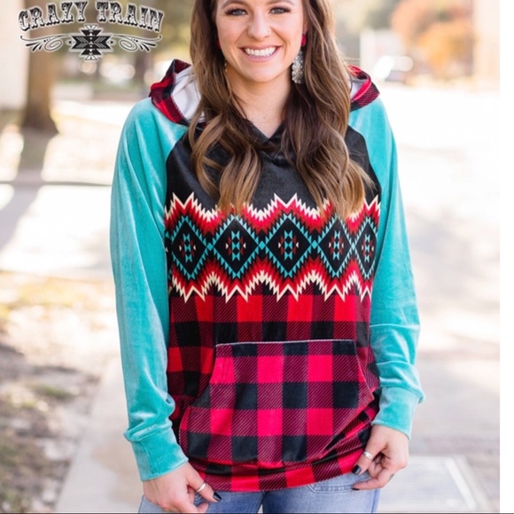 PLUS 🐾Crazy Train Leave Her Wild Velvety Top🐾 - Picture 7 of 11